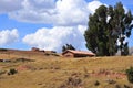 Cusco, Peru landscape of andes vilcabamba ,chincheros sacred valley