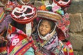 Cusco, PerÃÂº; December 20, 2018, group of Peruvian girls, Peru Royalty Free Stock Photo