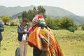 Cusco, PerÃÂº; December 20, 2018, native man, Peruvian elder, in ritual to coca