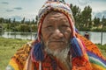 Cusco, PerÃÂº; December 20, 2018, native man, Peruvian elder, in ritual to coca