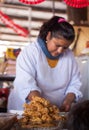 Cusco Woman Food