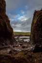 Cushendun Cave in Northern Ireland, county of Antrim, which was used as a filming location in Game of Thrones TS series