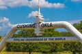 Cushing Oklahoma Oil Pipeline Royalty Free Stock Photo