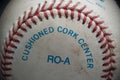 A Cushioned Cork Center Baseball