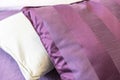 Cushions and pillowcases made of silk