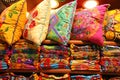 Cushions and scarves for sale