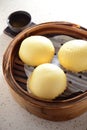 Custard bun Royalty Free Stock Photo