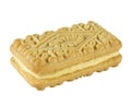 Custard cream biscuit Royalty Free Stock Photo