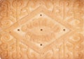 Custard cream biscuit abstract Royalty Free Stock Photo