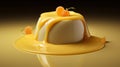 Immersive Custard Image In The Style Of Olivier Ledroit Royalty Free Stock Photo