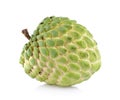 Custardapple on white background Royalty Free Stock Photo