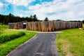 The Gordon Stockade in Custer State Park in the Black Hills of South Dakota. Royalty Free Stock Photo