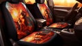 Agar koi customization ki gayi hai jaise ki seat covers ya floor mats, unki tasveer Royalty Free Stock Photo