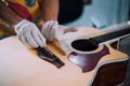Custom acoustic guitar tuning