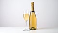 Minimalist Champagne Shot Royalty Free Stock Photo