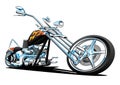 Custom American Chopper Motorcycle, Color