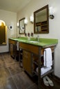 Custom bathroom in a boutique hotel Royalty Free Stock Photo