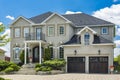 Custom built luxury house in the suburbs of Toronto, Canada. Royalty Free Stock Photo