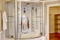 Custom built shower with multi-functional jets