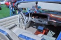 Interior Of Heavily Customized Chevy Impala Convertible