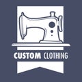 Custom clothing sewing machine design of new clothes