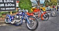 Custom designed American motorbikes