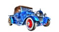 Custom designed Ford hot rod isolated on white background Royalty Free Stock Photo