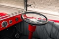 Custom hot rod interior Royalty Free Stock Photo