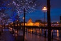 Custom House Dublin at Dusk Royalty Free Stock Photo