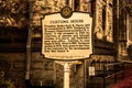 Custom house historical marker Nashville