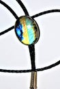 Custom Laboradorite Stone Bolo Tie Royalty Free Stock Photo