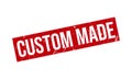 Custom Made Rubber Stamp. Custom Made Grunge Stamp Seal Vector Illustration Royalty Free Stock Photo