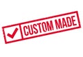 Custom made stamp Royalty Free Stock Photo