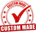 Custom made stamp icon Royalty Free Stock Photo