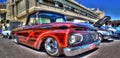 Custom painted Ford F100 pickup truck