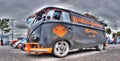 Custom painted Harley Davidson Kombi Royalty Free Stock Photo