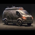 Custom Van Concept Art Inspired By Star Wars Evil Empire