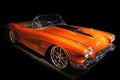 Custom '59 Vette Royalty Free Stock Photo