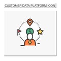 Customer attributes color icon