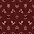 Customer centricity seamless pattern isolated on color background Royalty Free Stock Photo