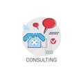 Customer Consulting Support Service Icon