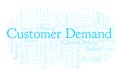 Customer Demand word cloud.