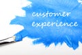 Customer experience business concept