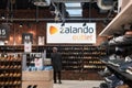 Customer inside Zalando Outlet shop Royalty Free Stock Photo