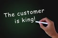 The customer is king Royalty Free Stock Photo