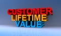 Customer lifetime value on blue