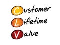 Customer Lifetime Value (CLV), business concept