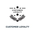Customer loyalty icon. Simple element illustration. Customer loy