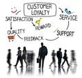 Customer Loyalty Satisfaction Support Strategy Concept