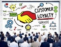 Customer Loyalty Service Support Care Trust Business Concept